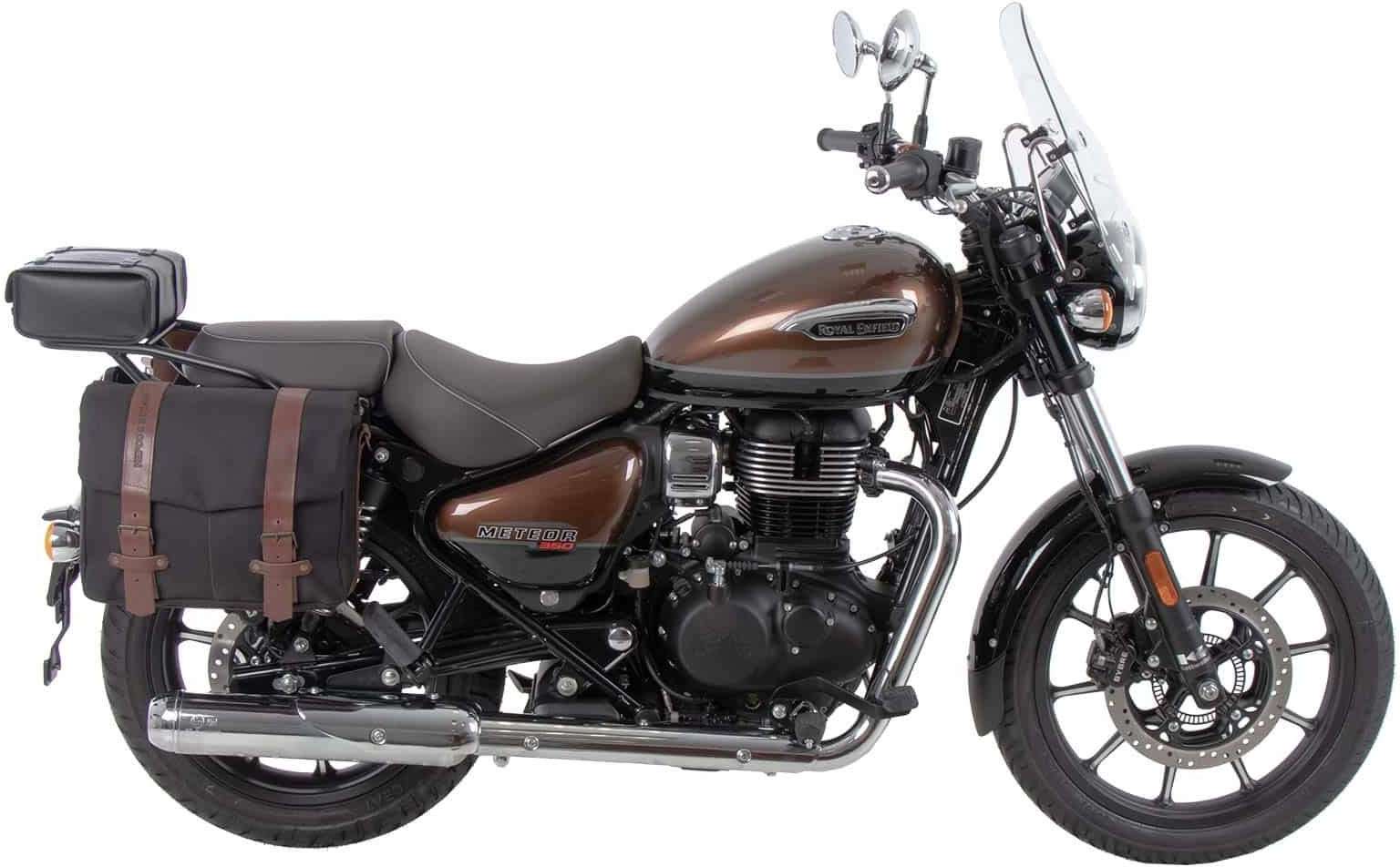 Hepco & Becker Rear rack tube type black for Royal Enfield Meteor 350 (2021-) | 6587619 01 01