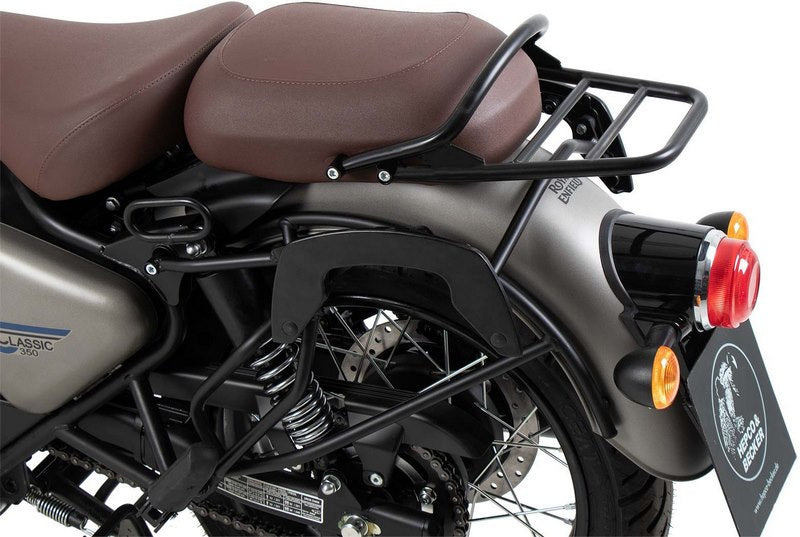 Hepco & Becker Tube rear rack - black for Royal Enfield Classic 350 (2022-) | 6587633 01 01