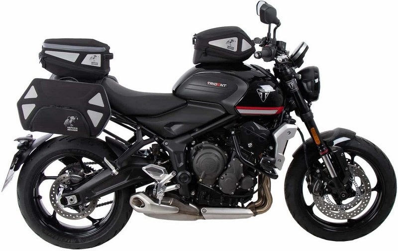 Hepco & Becker Minirack soft luggage rear rack for Triumph Trident 660 (2021-) | 6607612 01 01