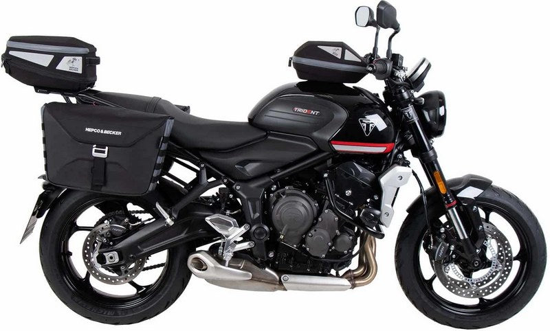 Hepco & Becker Minirack soft luggage rear rack for Triumph Trident 660 (2021-) | 6607612 01 01