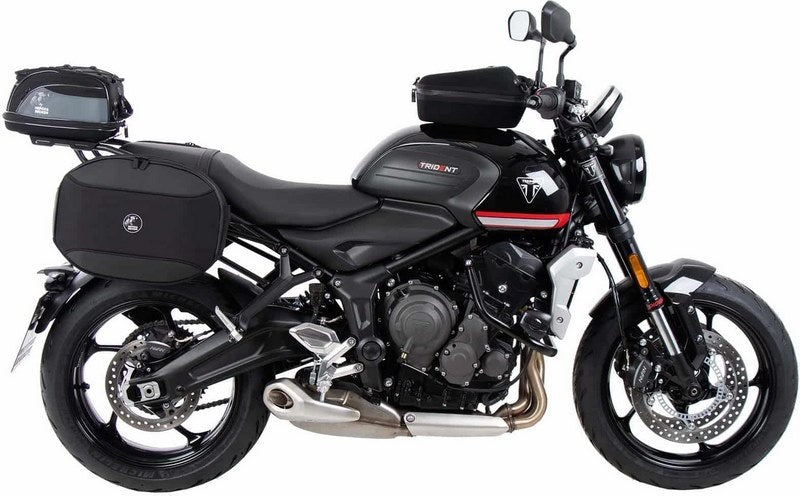 Hepco & Becker Minirack soft luggage rear rack for Triumph Trident 660 (2021-) | 6607612 01 01