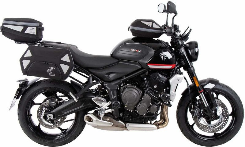 Hepco & Becker Minirack soft luggage rear rack for Triumph Trident 660 (2021-) | 6607612 01 01