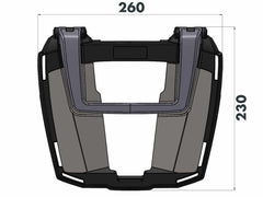 Hepco & Becker Easyrack Topcasecarrier – Black For Honda VFR 800 F | 661985-01-01
