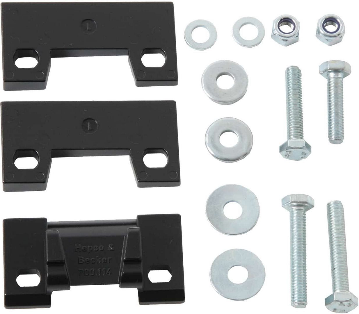 Hepco & Becker Lock adapter including adapter for side case carrier for Alu side case Standard/Exclusiv (piece) | 710081