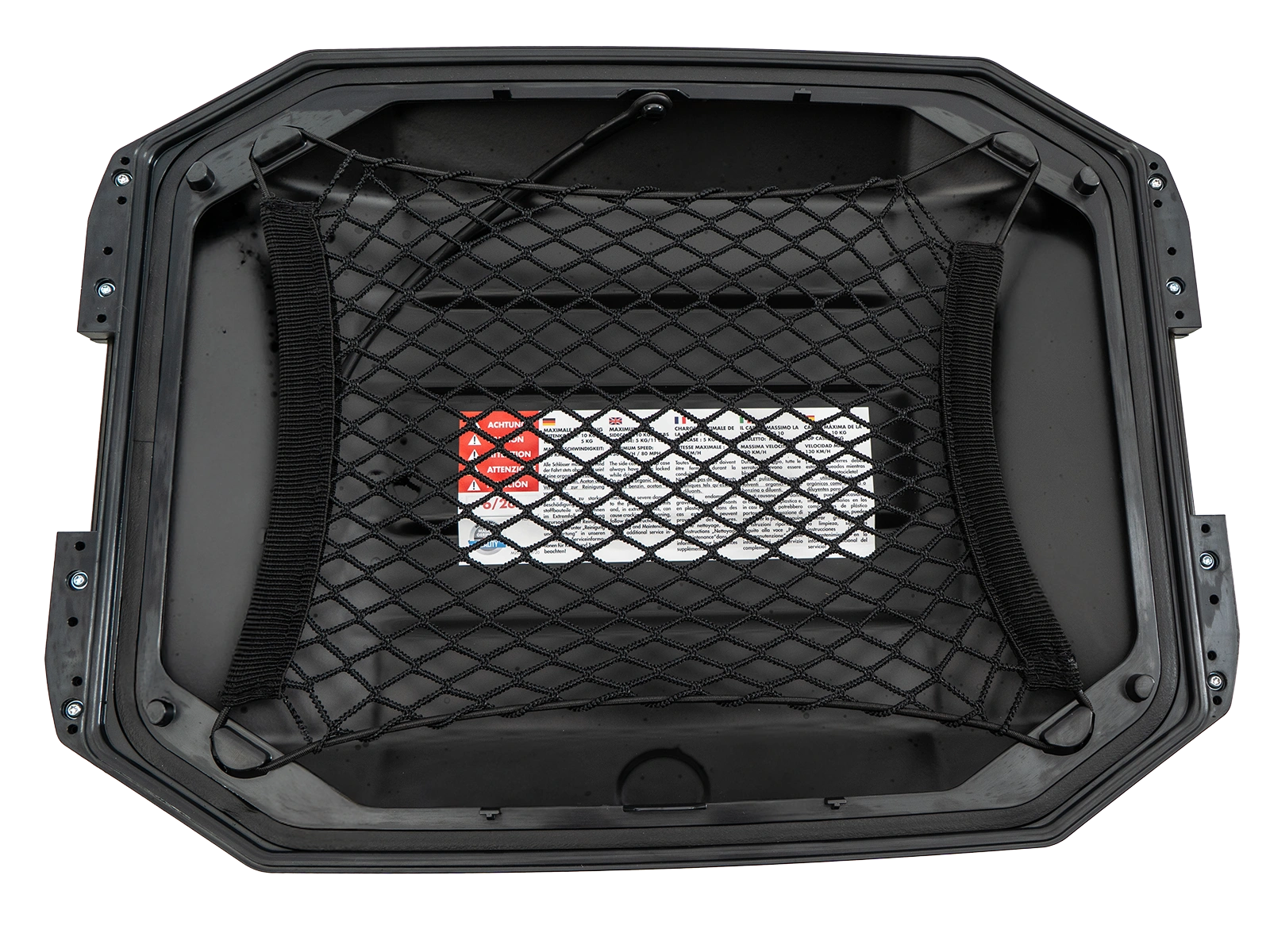 Hepco & Becker Replacement lid for Xceed top case Jet black | 710084 00 01