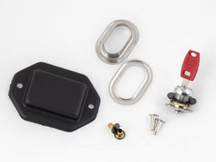 Hepco & Becker Lid Lock-Cylinder Incl. Lock Counter Part For Hepco&Becker Leather Bags Buffalo And Ivory Hepco&Becker leather bags Buffalo and Ivory | 710141-004
