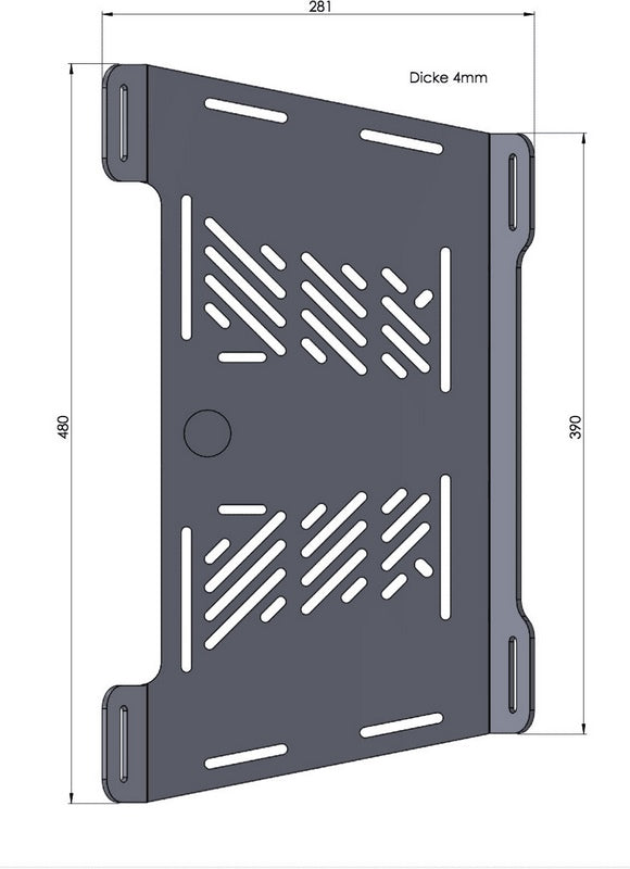 Hepco & Becker Modelspecific Rear Enlargement For Ducati Scrambler 800 (2015-2018) | 8007530 00 01
