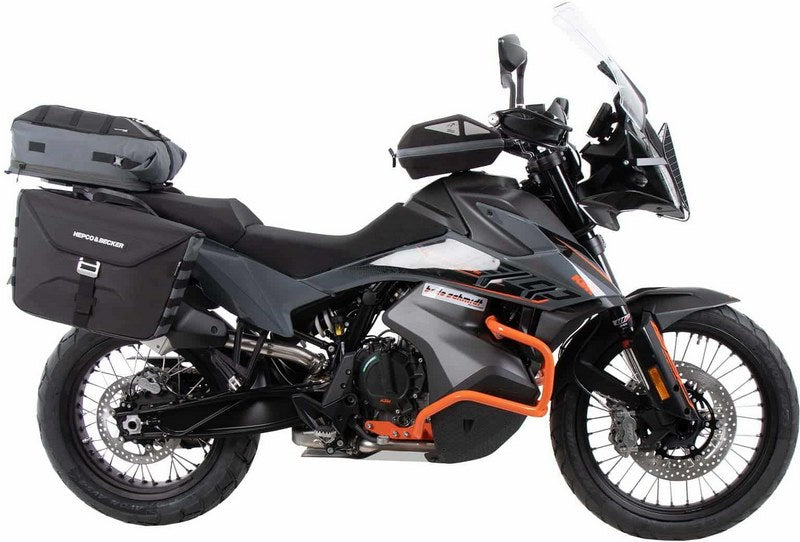 Hepco & Becker Rear enlargement for original rear rack black for KTM 890 Adventure / R / Rally (2021-) | 8007617 00 01