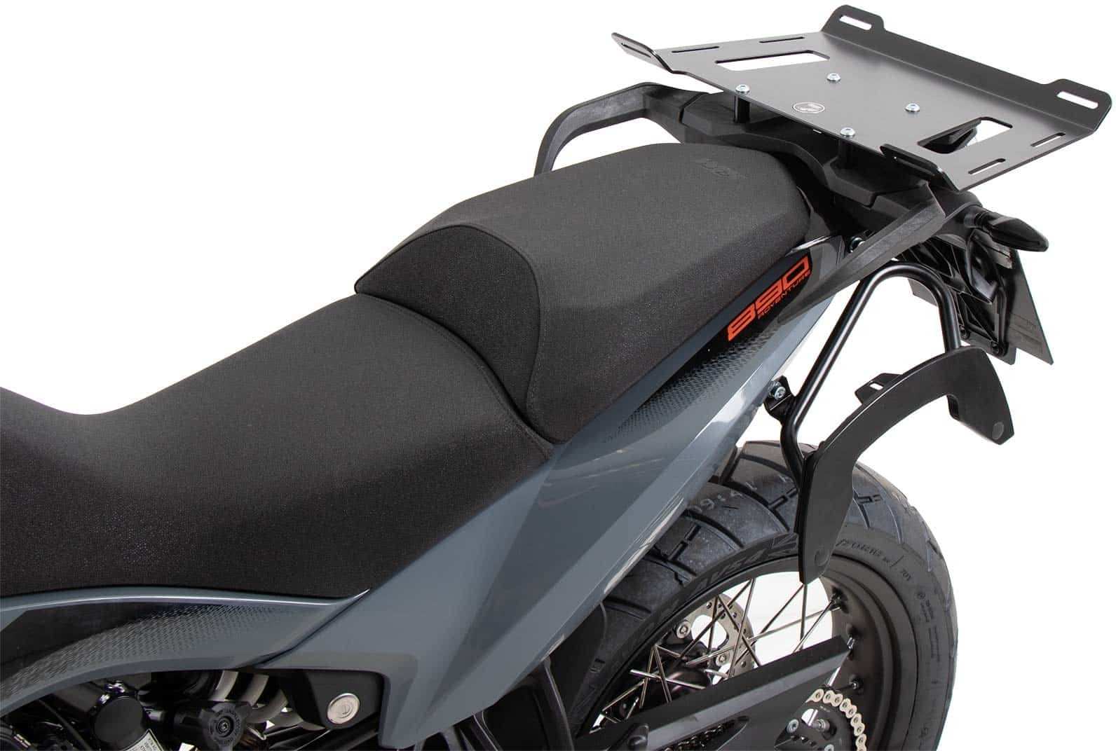 Hepco & Becker Rear enlargement for original rear rack black for KTM 890 Adventure / R / Rally (2021-) | 8007617 00 01