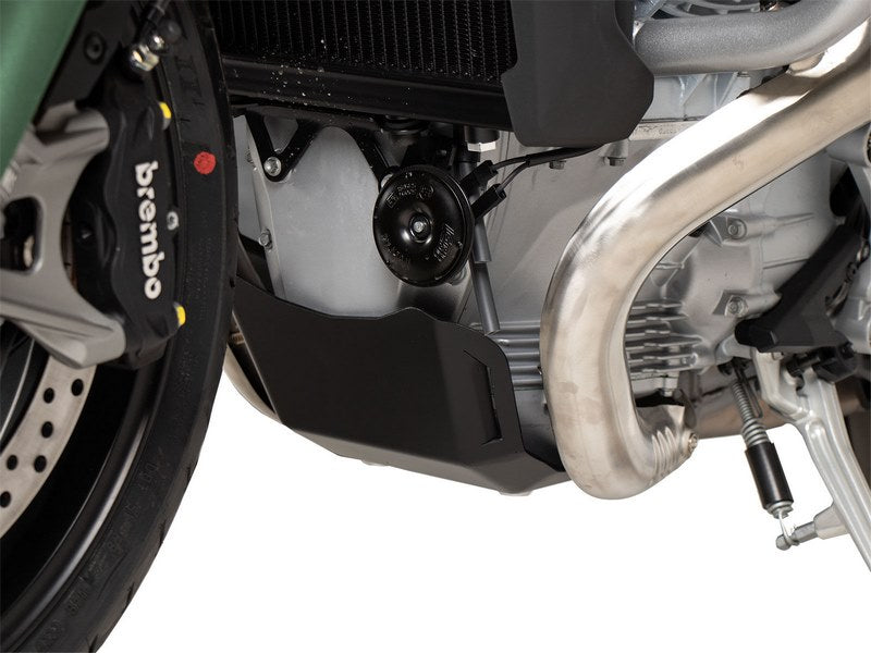 Hepco & Becker Bash Plate Black For Moto Guzzi V100 Mandello / S (2022-) | 810557 00 01