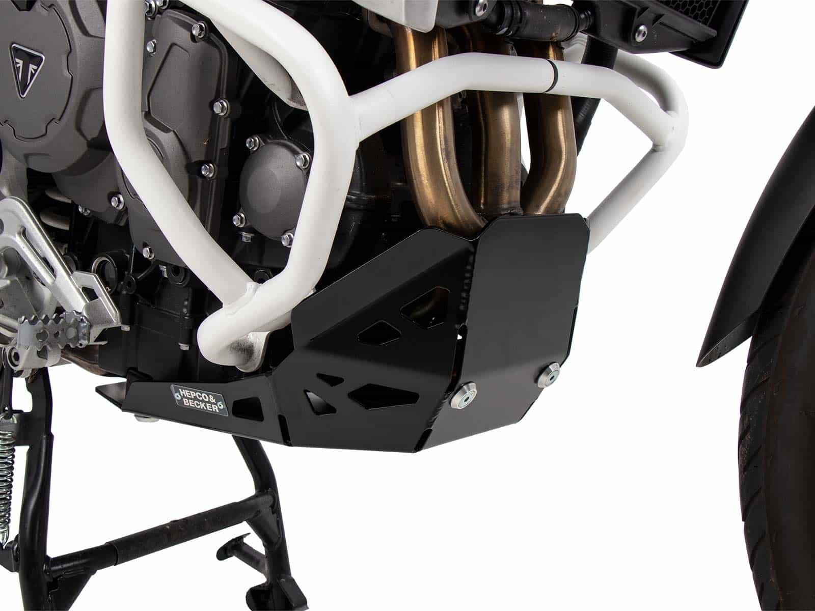 Hepco & Becker Engine Protection Plate - Black For Triumph Tiger 900 Rally / GT / PRO (2020-) | 8107605-00-01