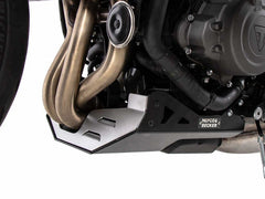 Hepco & Becker bash plate silver/black for Triumph Trident 660 (2021-) | 8107612 00 91