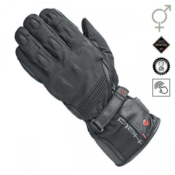Held Satu 2in1 Black Touring Gloves | 21955-1