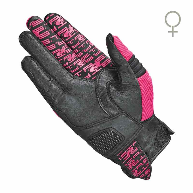 Held Hamada Black-Pink Adventure Gloves | 22060-63