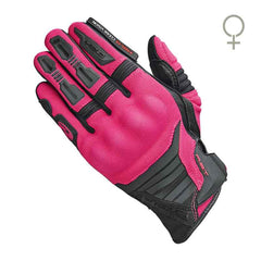 Held Hamada Black-Pink Adventure Gloves | 22060-63