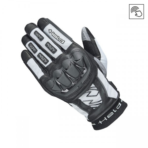 Held Sambia KTC Grey-Black Adventure Gloves | 22263-68