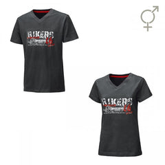 Held T-Shirt Bikers Black-Red Lifestyle | 31942-2