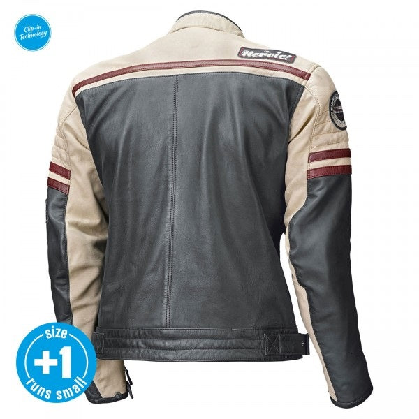 Held Baker Blue-Beige-Burgund Leather Jacket | 51927-33