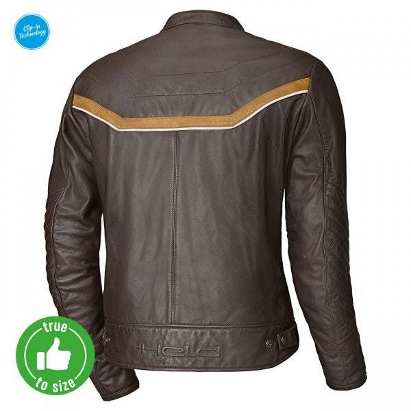 Held Heyden Brown-Beige Leather Jacket | 52120-112
