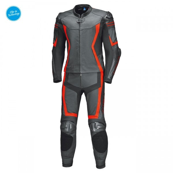 Held Street-Rocket Pro Black-Neonred One-Piece Suit | 52215-61