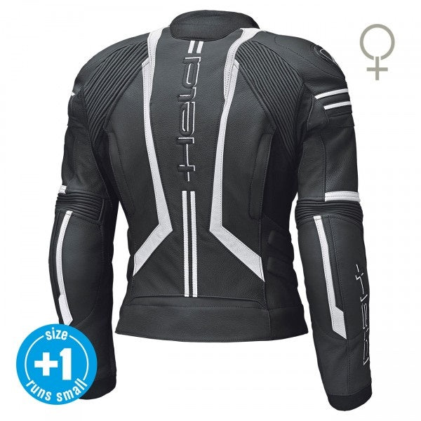 Held Street 3.0 Black-White Leather Jacket | 5830-14