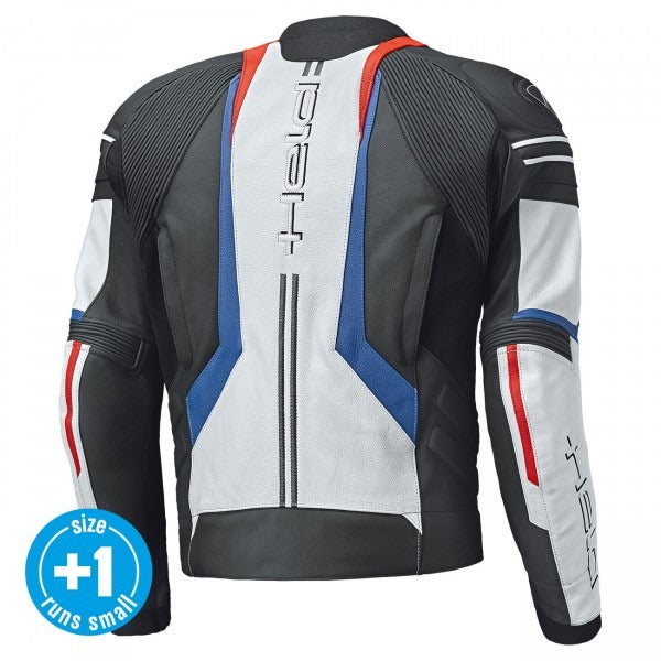 Held Street 3.0 White-Red-Blue Leather Jacket | 5830-27