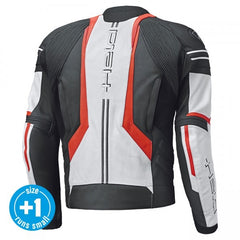 Held Street 3.0 White-Red Leather Jacket | 5830-91