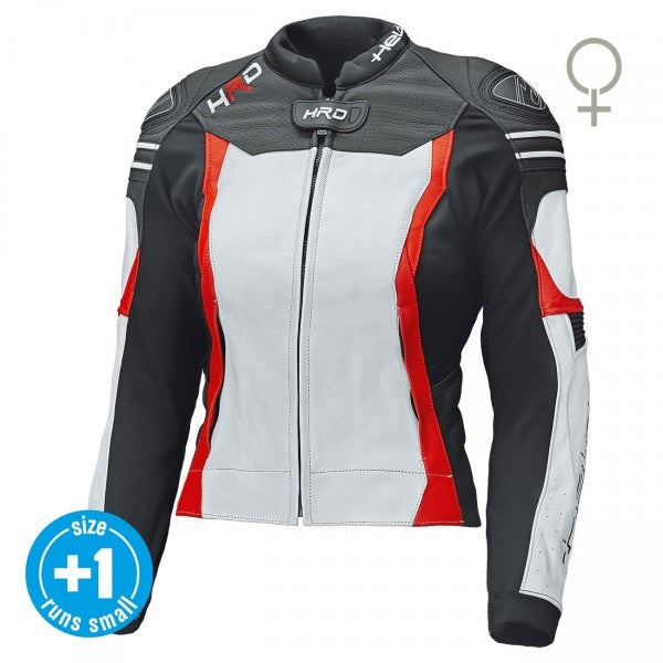 Held Street 3.0 White-Red Leather Jacket | 5830-91