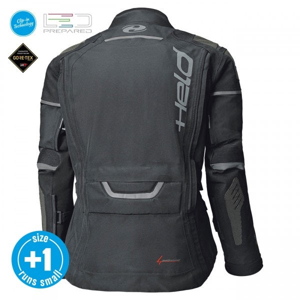 Held Atacama Top Black Textile Jacket | 61941-1