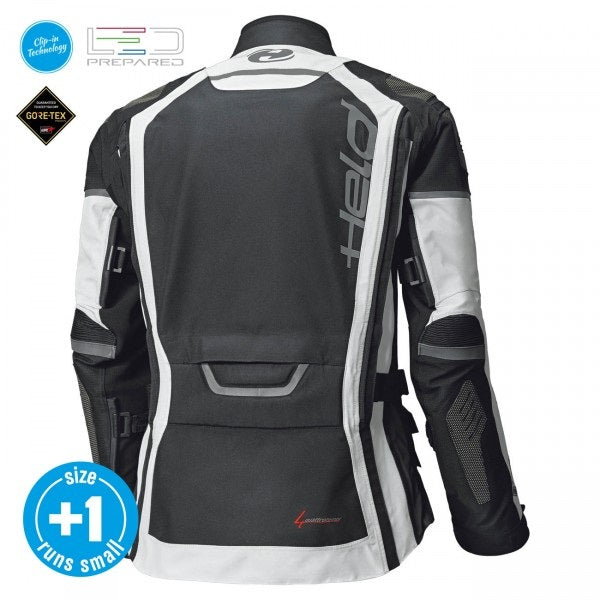 Held Atacama Top Grey-Red Textile Jacket | 61941-72