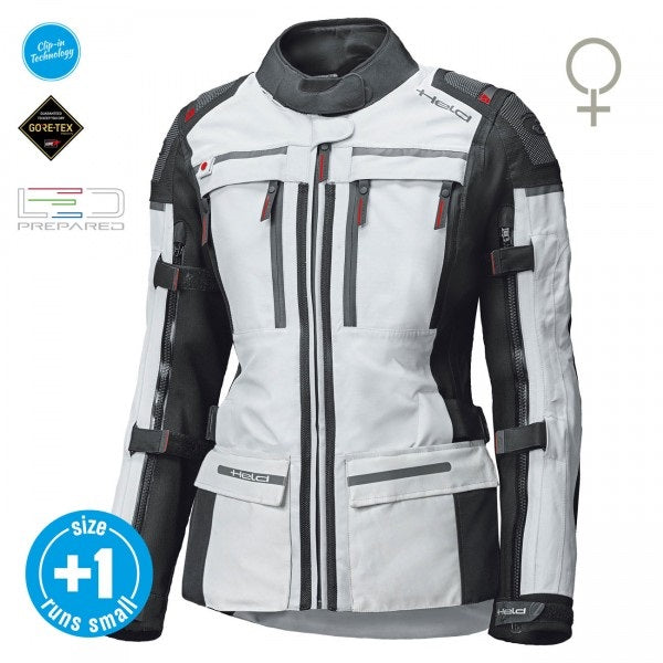Held Atacama Top Grey-Red Textile Jacket | 61941-72