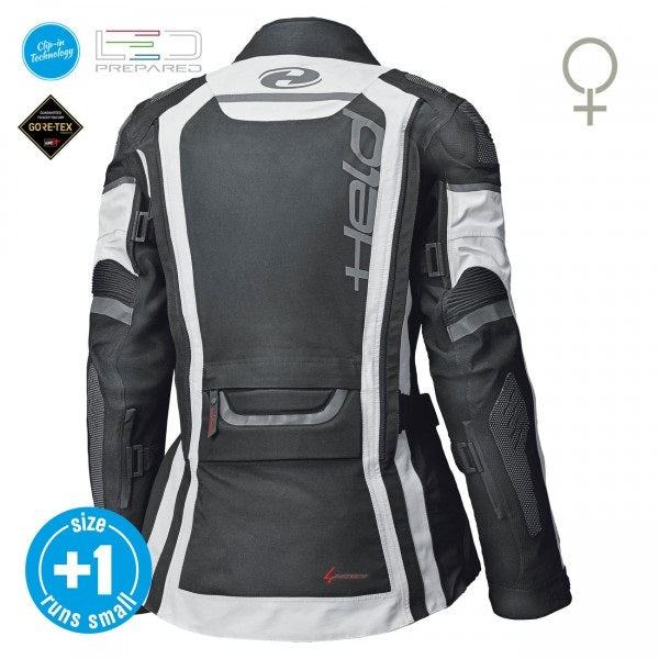 Held Atacama Top Grey-Red Textile Jacket | 61941-72