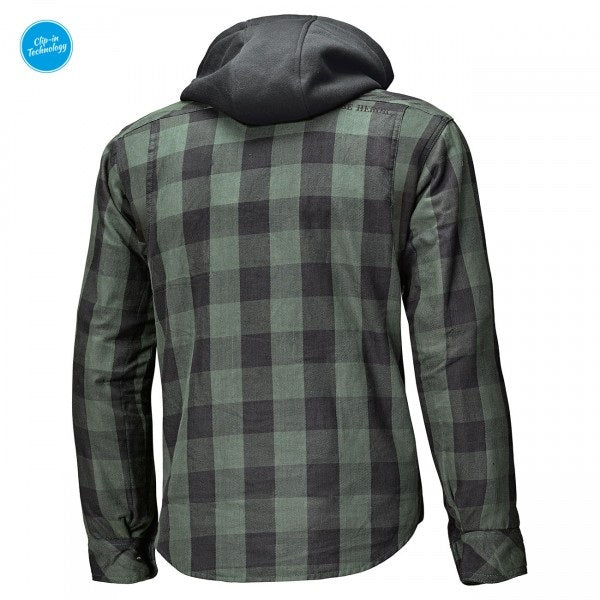 Held Lumberjack II Black-Green Textile Jacket | 62010-18