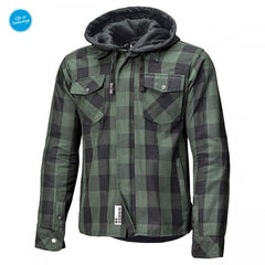 Held Lumberjack II Black-Green Textile Jacket | 62010-18