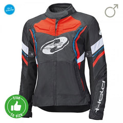 Held Baxley Top Black-Red-Blue Textile Jacket | 62020-130