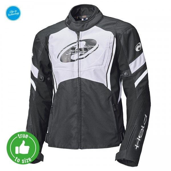 Held Baxley Top Black-White Textile Jacket | 62020-14