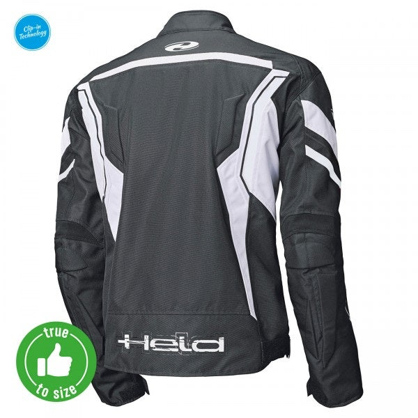 Held Baxley Top Black-White Textile Jacket | 62020-14