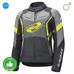 Held Baxley Top Black-Fluorescent-Yellow Textile Jacket | 62020-58