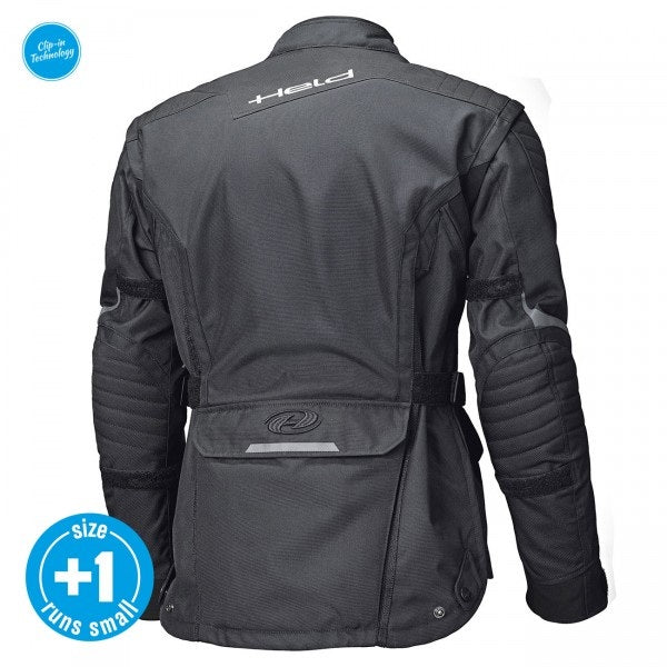 Held Mojave Top Black Textile Jacket | 62023-1