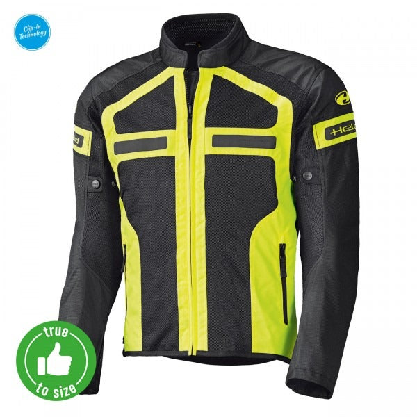 Held Tropic 3.0 Black-Fluorescent-Yellow Textile Jacket | 62030-58
