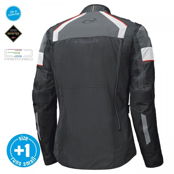 Held Tivola ST Black-White Textile Jacket | 62040-14