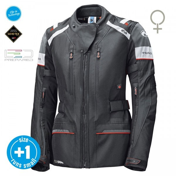 Held Tivola ST Black-White Textile Jacket | 62040-14