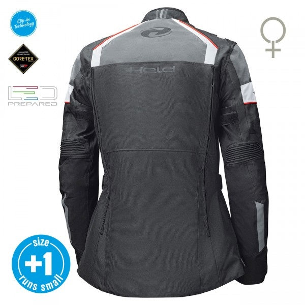 Held Tivola ST Black-White Textile Jacket | 62040-14