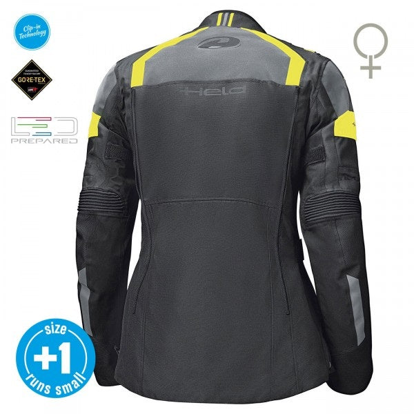 Held Tivola ST Black-Fluorescent-Yellow Textile Jacket | 62040-58