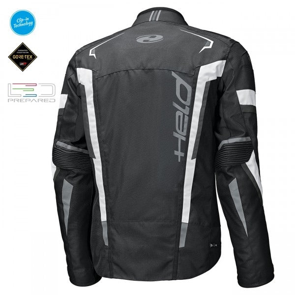 Held Imola ST Black-White Textile Jacket | 62041-14