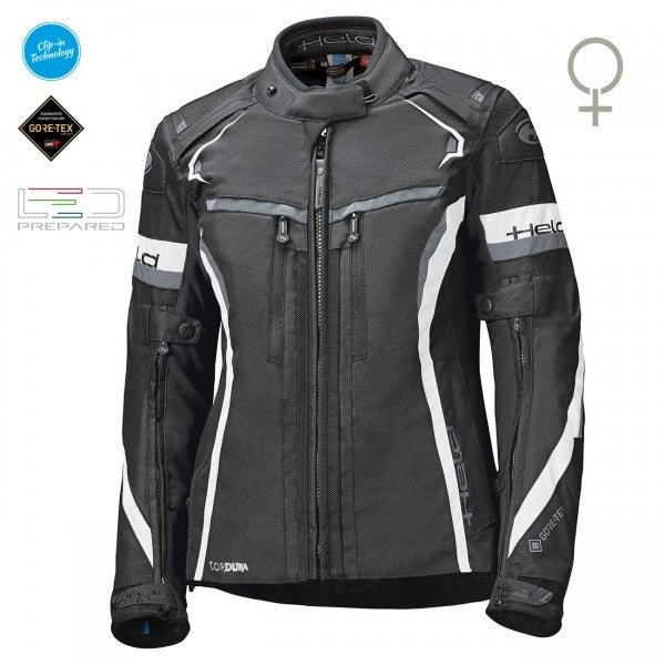 Held Imola ST Black-White Textile Jacket | 62041-14