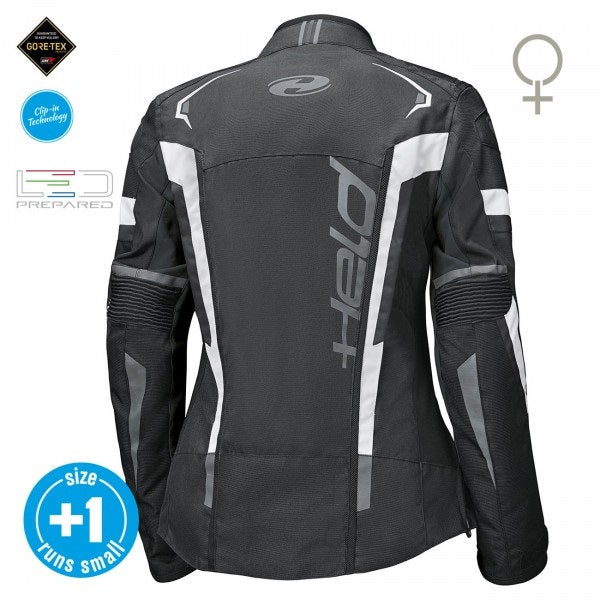 Held Imola ST Black-White Textile Jacket | 62041-14