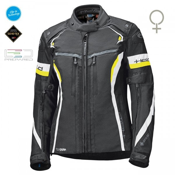 Held Imola ST Black-Fluorescent-Yellow Textile Jacket | 62041-58