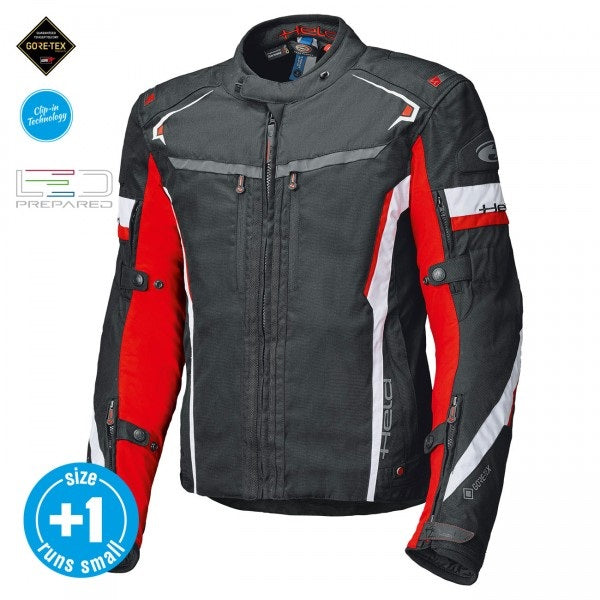 Held Imola ST Black-White-Red Textile Jacket | 62041-7