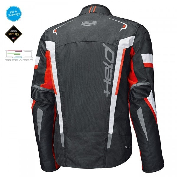 Held Imola ST Black-White-Red Textile Jacket | 62041-7